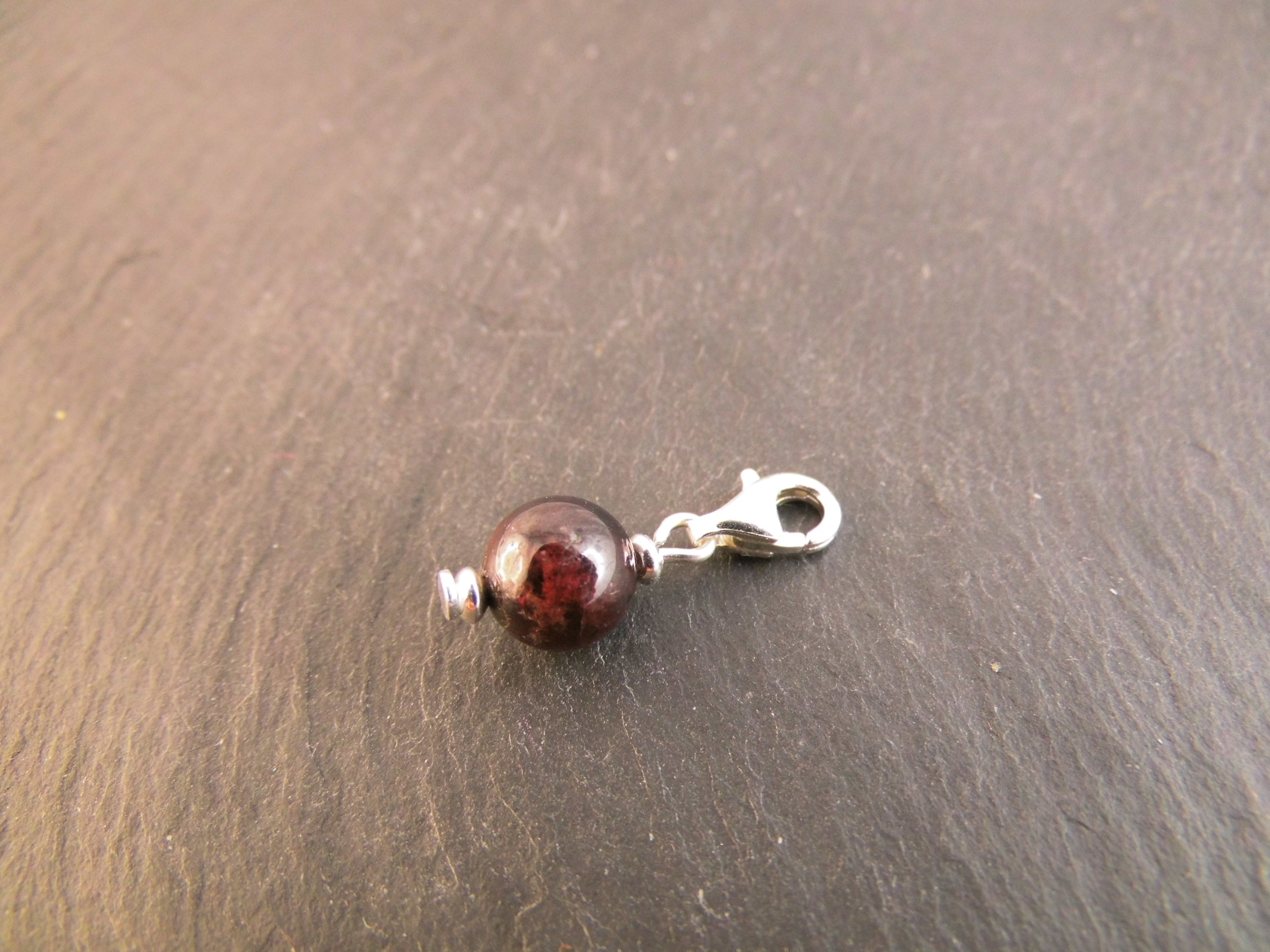 Anhänger Charm aus 925er Silber verschiedene Edelsteine Mineralien